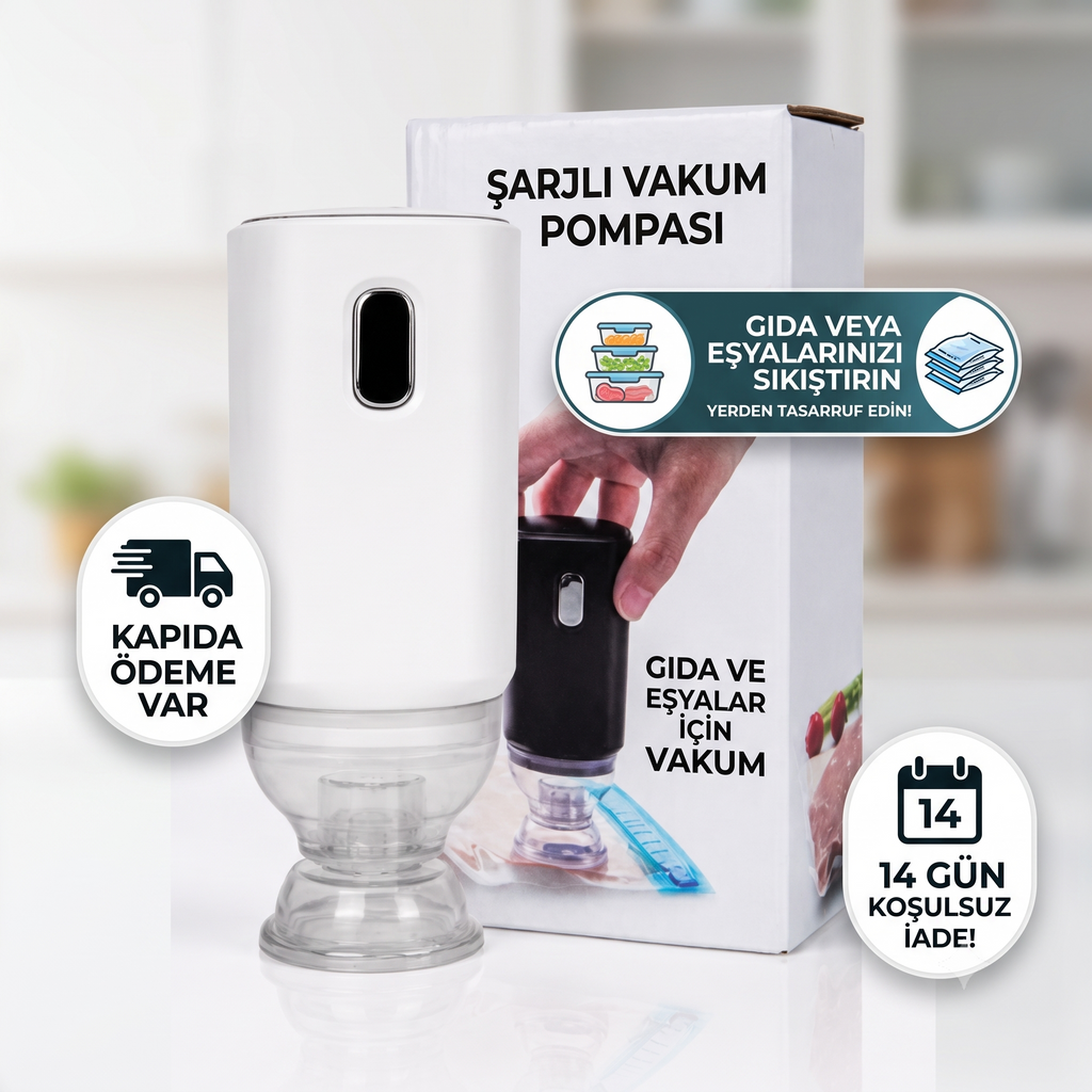 Otomatik Vakumlama Makimesi, Profesonel USB Sarjlı, Elektrikli Vakum Pompası, Taşınabilir Portatif Vakum Makinesi